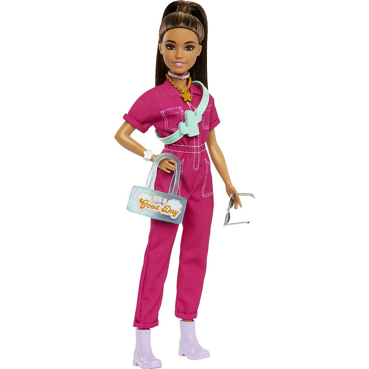 Barbie Day & Pay Fashion (Pinker Blaumann,Overall)