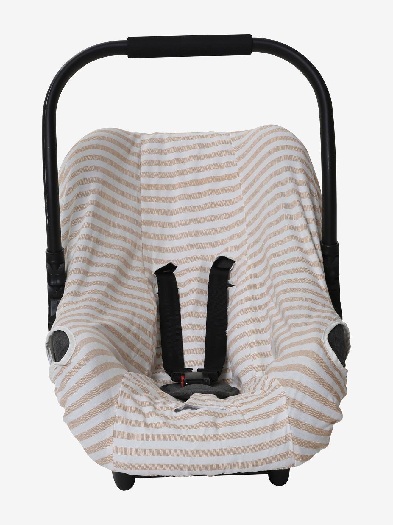 Housse élastiquée pour siège coque 0+ rose thé