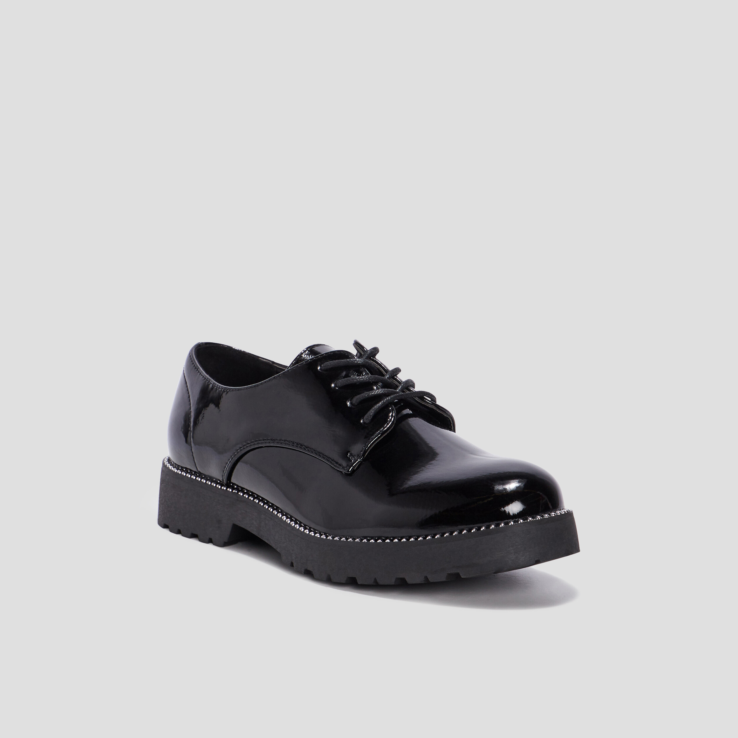 Derbies vernies Liberto noir femme | La Halle