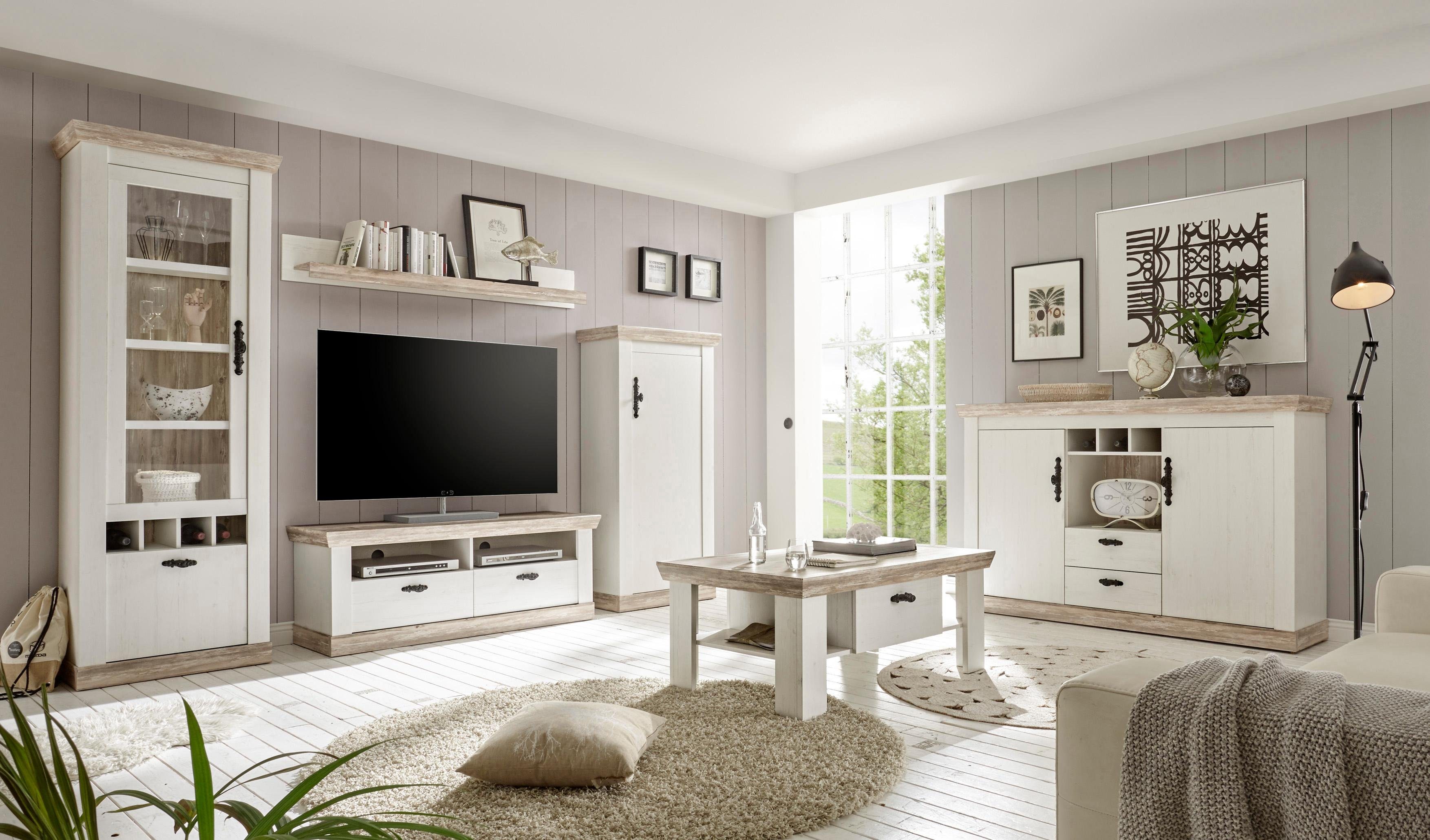 Home affaire TV-Board Florenz, im romantischen Landhaus-Look, Fernsehtisch Breite 156 cm