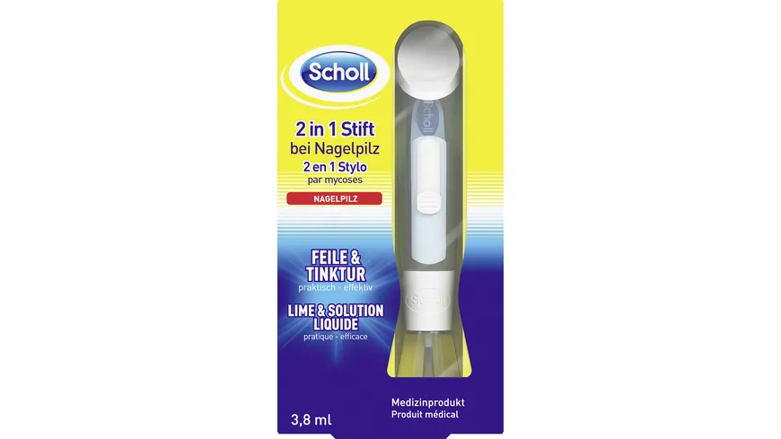 Scholl 2 in 1 Stift bei Nagelpilz