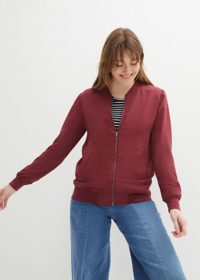 Blousonjacke mit Reißverschluss