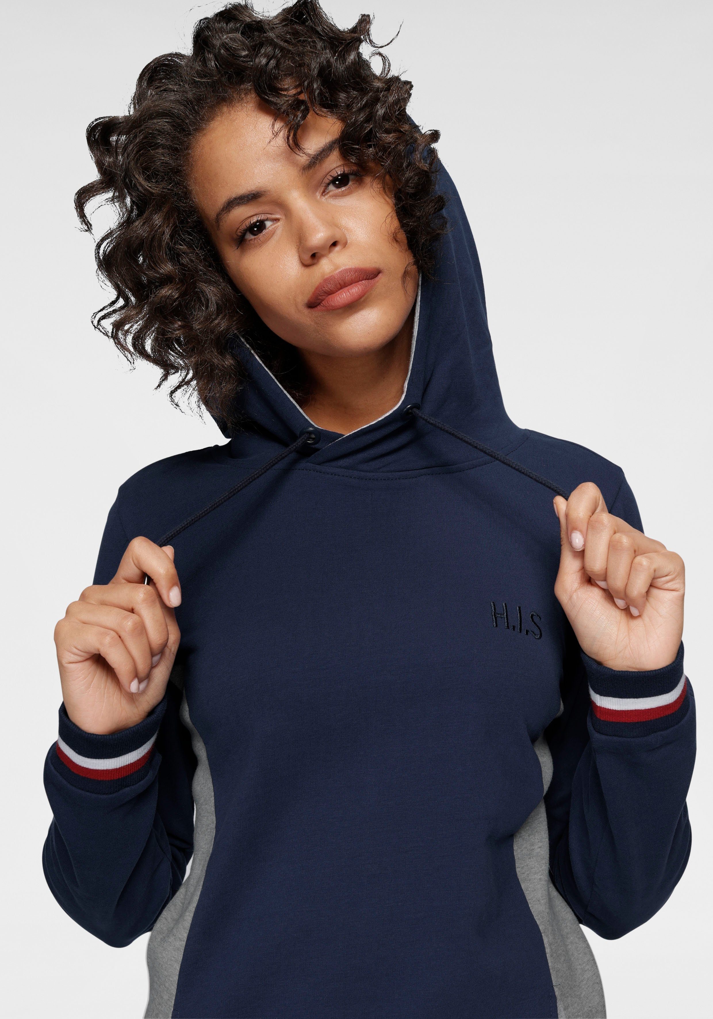 H.I.S Sweatkleid Athleisure Sweatdress mit Kapuze