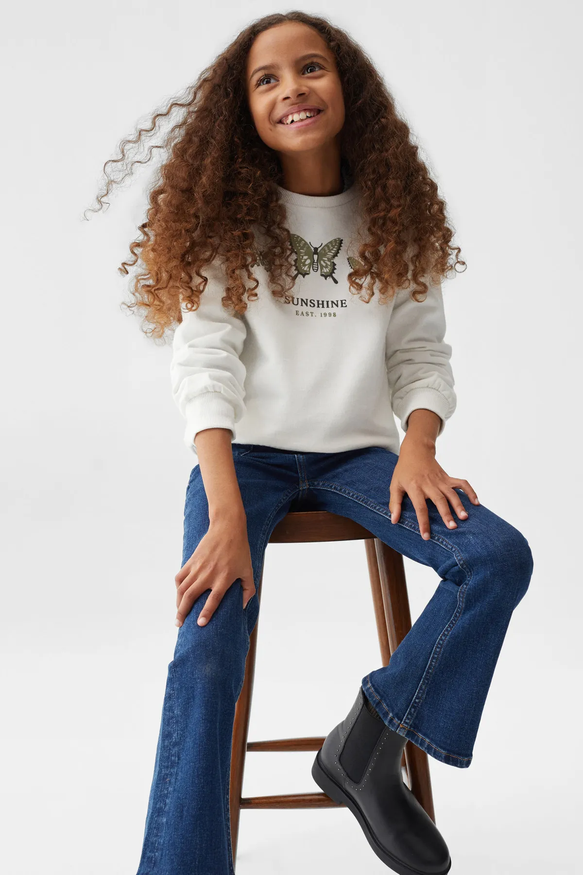 MANGO Kids  37001050 Pullover und Strickjacken Weiß