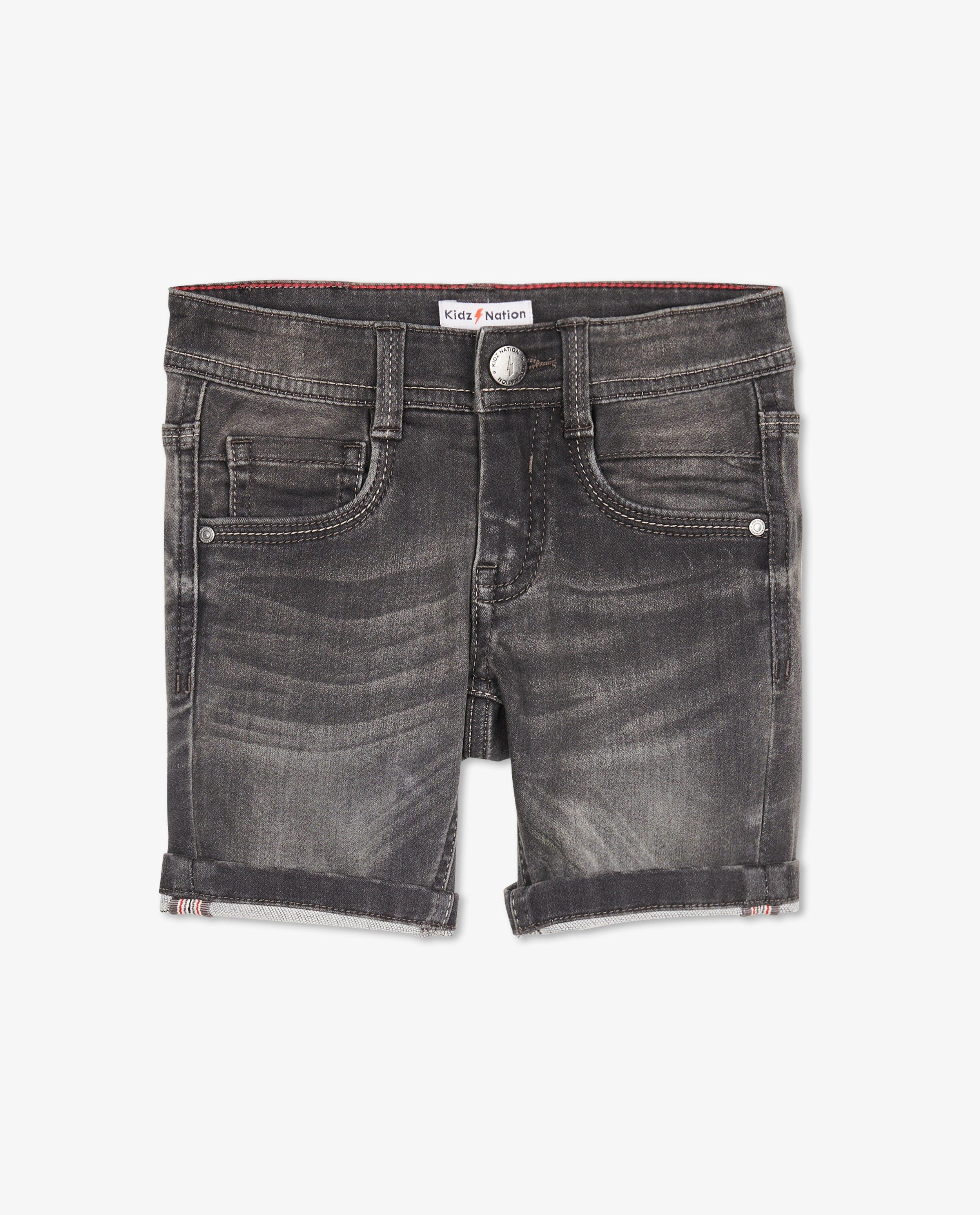 JBC Sweat denim kort Simon, 2-7 år grå