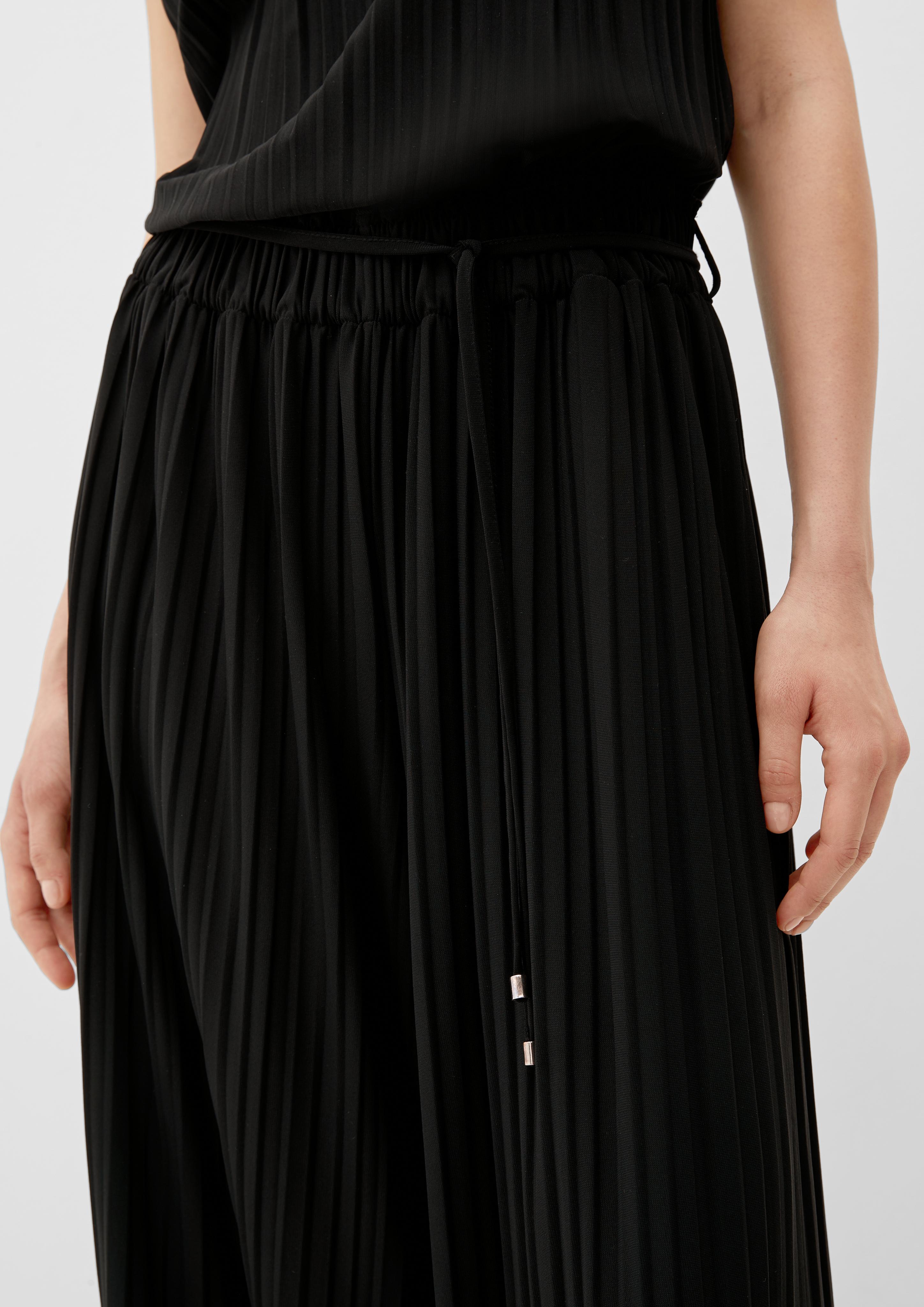 Loose: Culotte mit Plisséefalten  2132762-9999