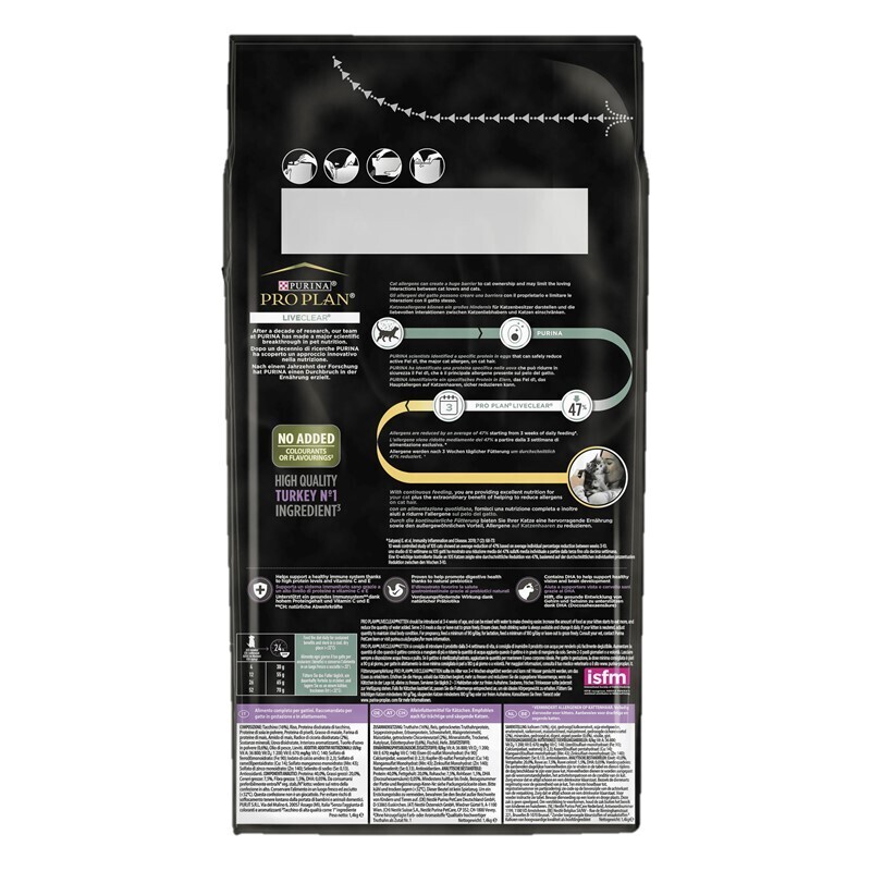 PRO PLAN Trockenfutter PRO PLAN Liveclear Kitten Truthahn 1,4 kg