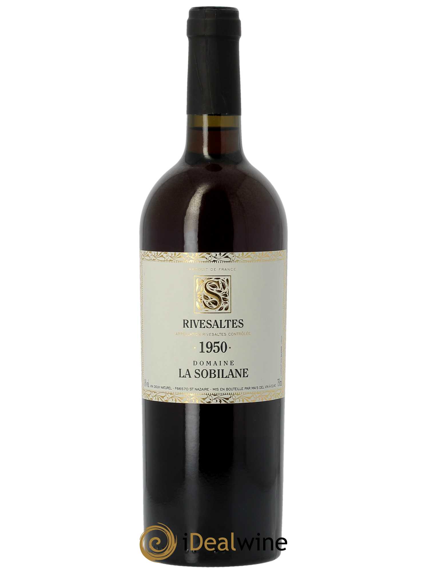 Rivesaltes La Sobilane (Domaine)  1950 - Lot de 1 Bouteille