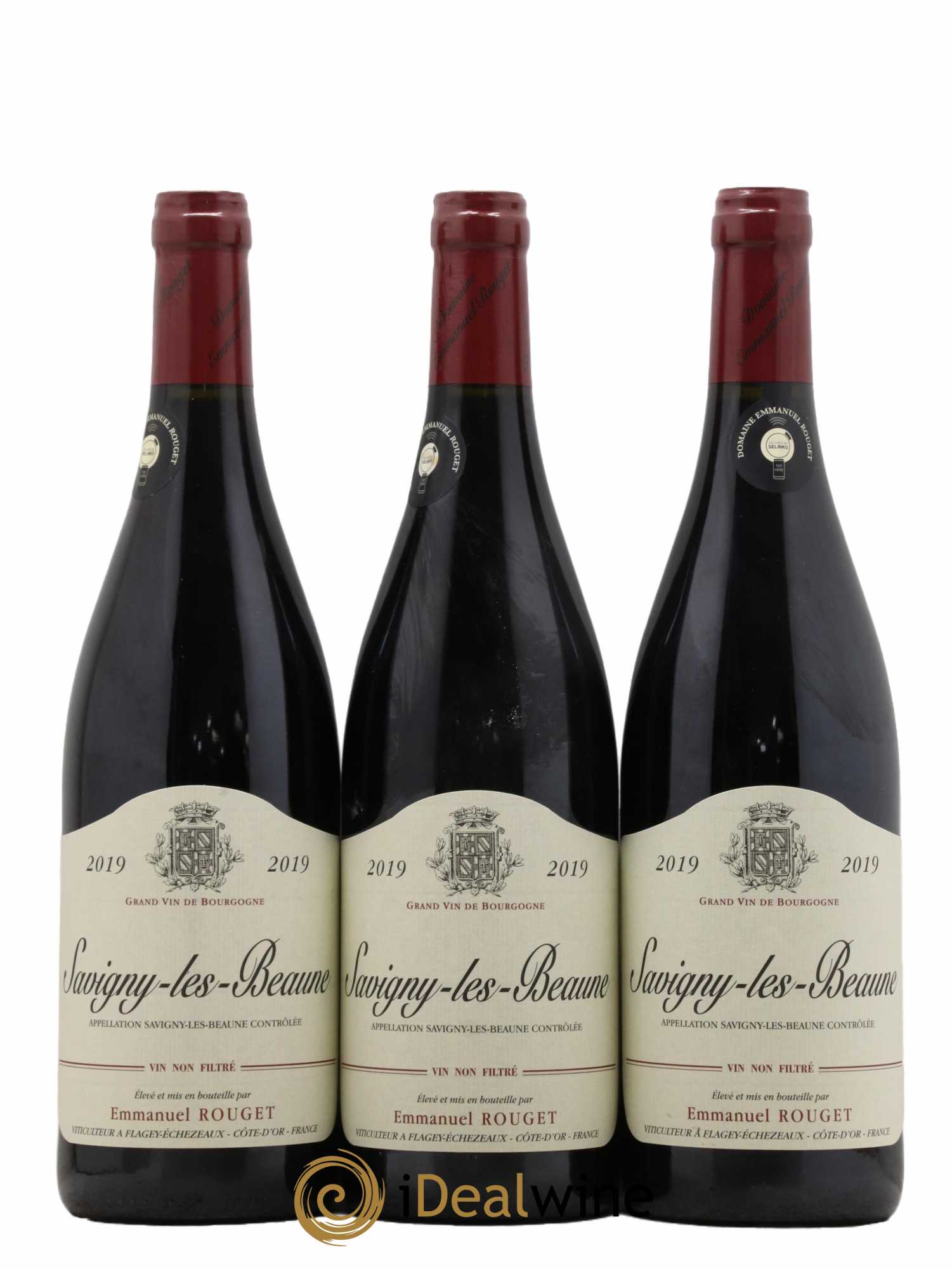 Savigny-lès-Beaune Emmanuel Rouget  2019 - Lot de 3 Bouteilles