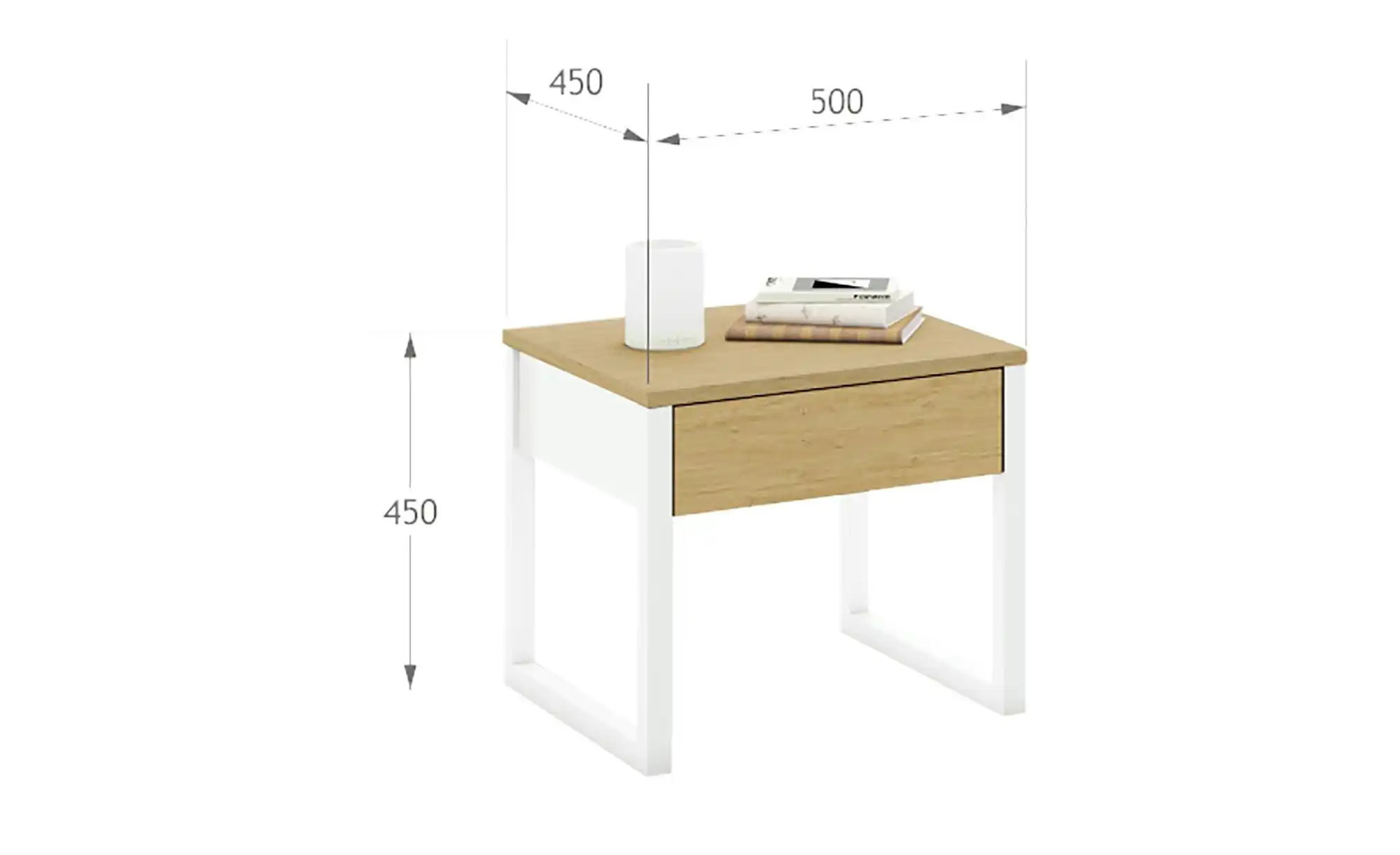 Nachttisch White Oak