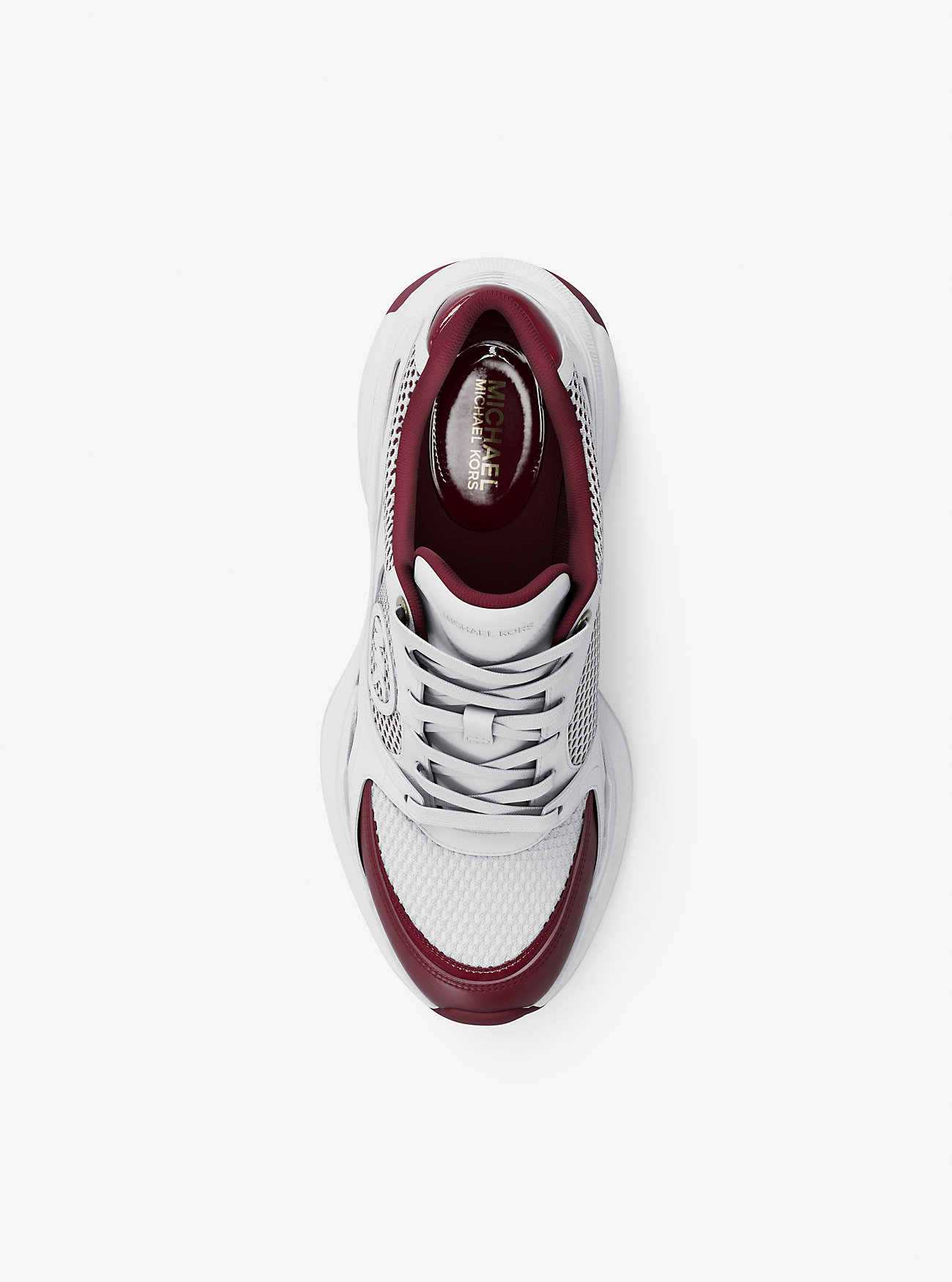 Zuma Leather and Mesh Trainer - MULBERRY