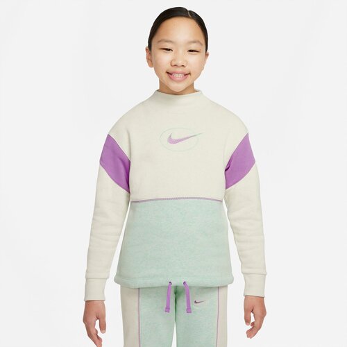 KINDER SWEATSHIRT G NSW FLC LS MOCK TOP
