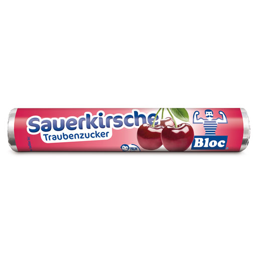 BLOC Traubenzucker Rolle Sauerkirsche  1 St