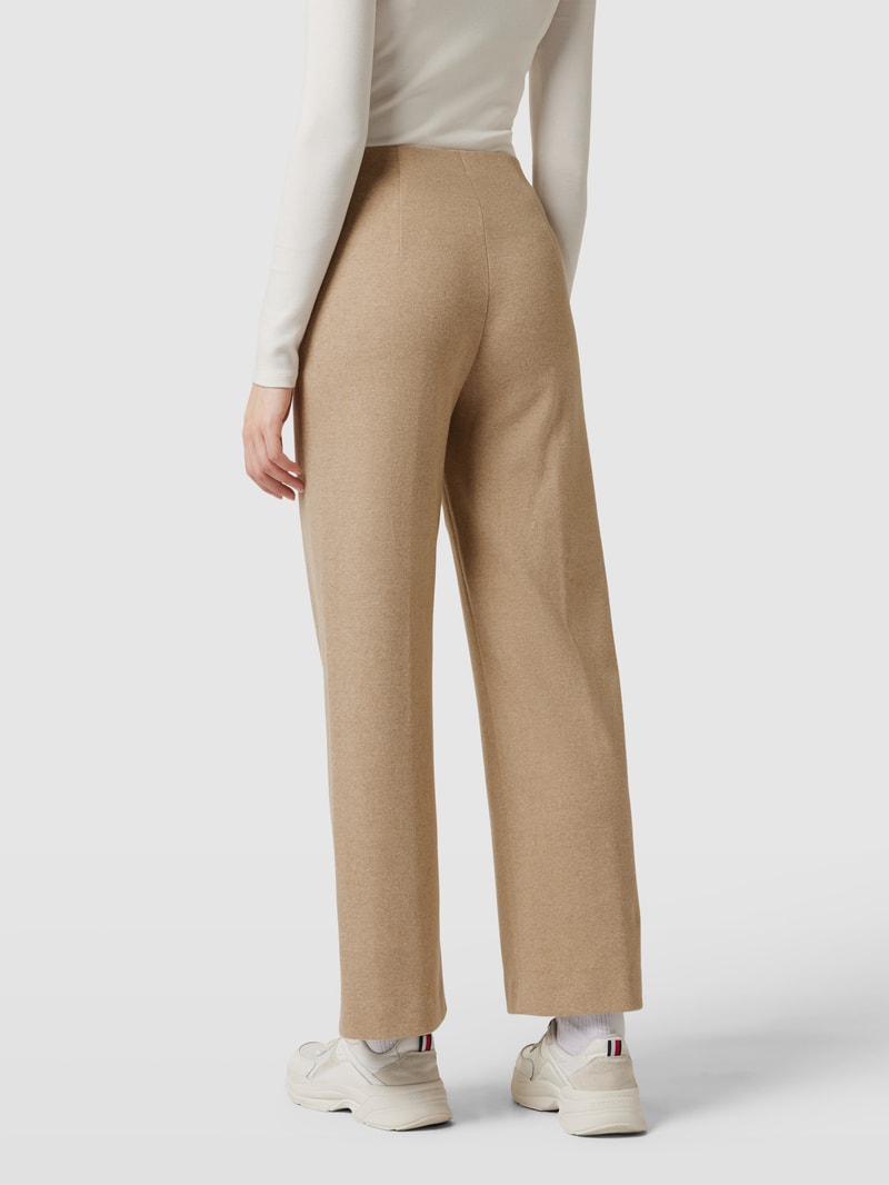 Stoffhose mit fixierter Bügelfalte Modell 'ELAINE' in beige