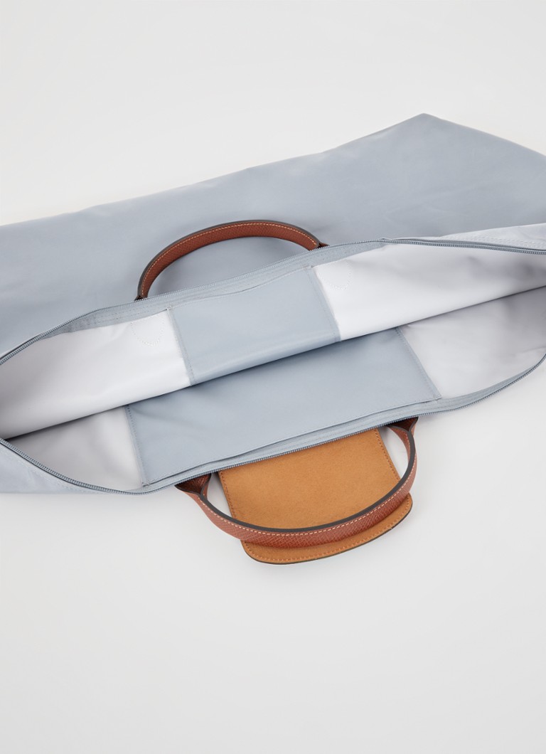 Sac de voyage Longchamp Le Pliage Original taille M avec détails en cuir