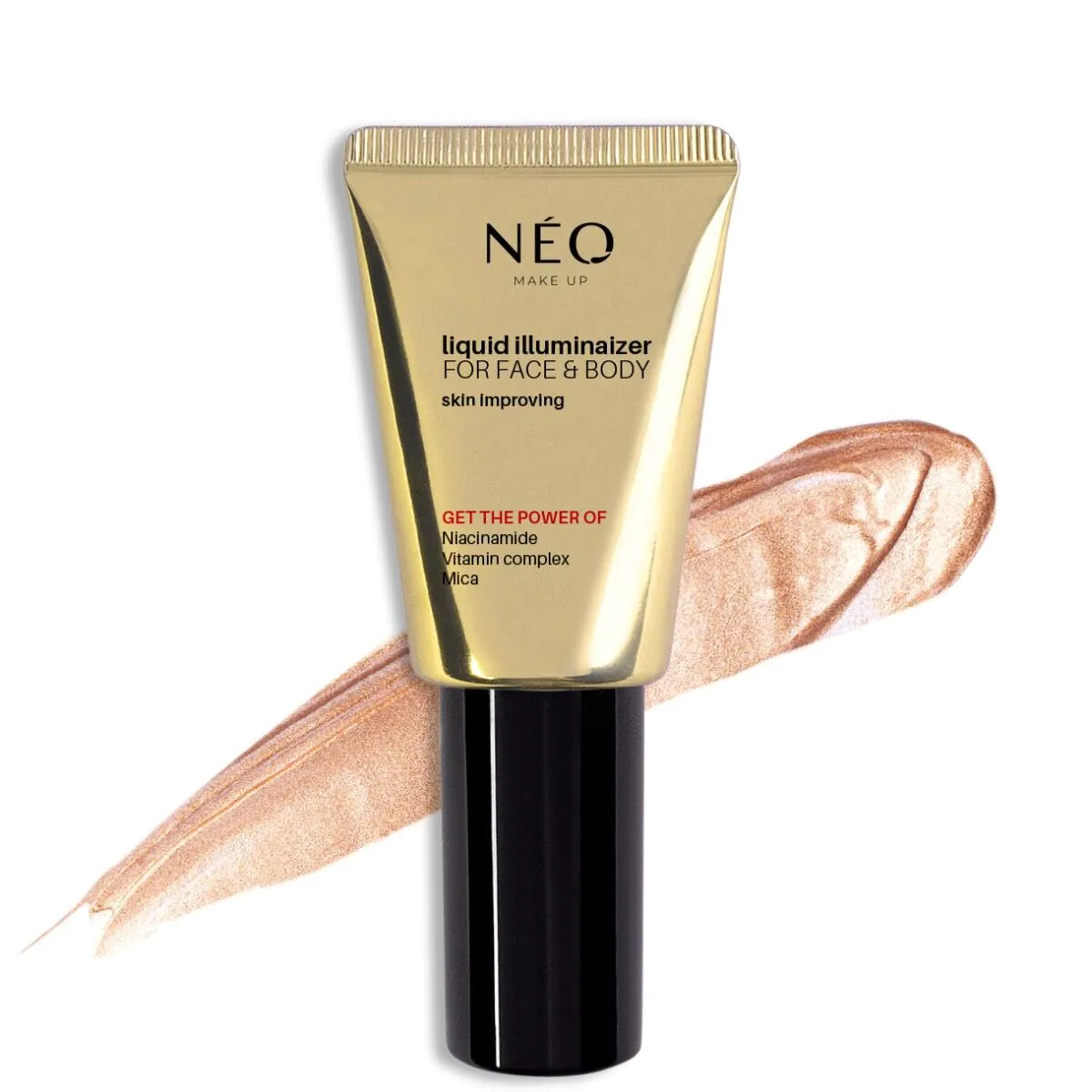 NEO MAKE UP Flydende Illuminator Til Ansigt & Krop Flydende Illuminator 20ml