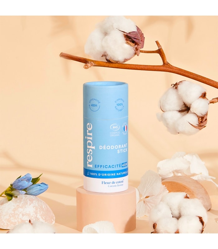 RESPIRE-DEODORANT-RESPIRE Déodorant Stick Fleur de coton