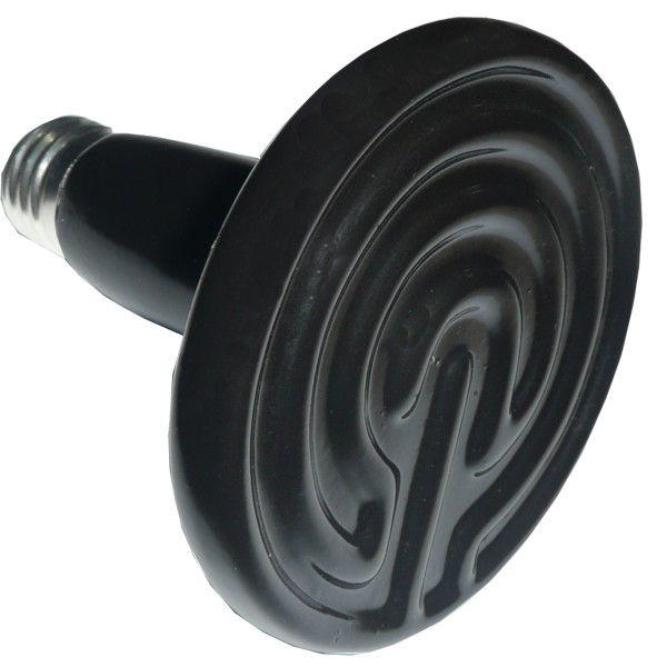 MAUK Infrarot Heiz- Birne E27 250 Watt schwarz