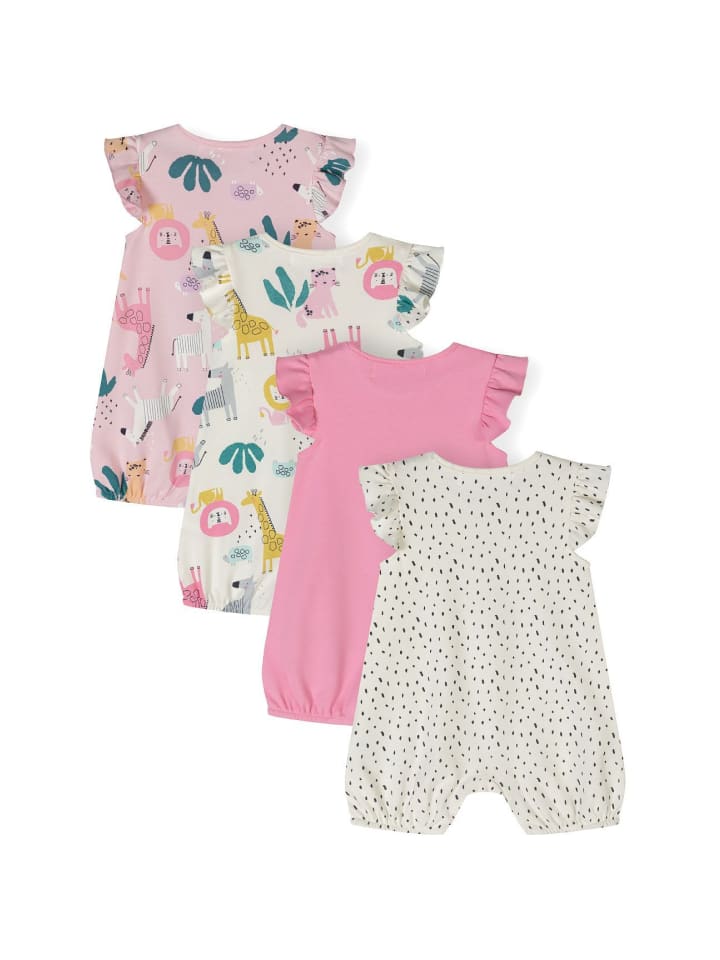 Minoti 4er. Set: Strampler 24babypack8 in lila günstig kaufen