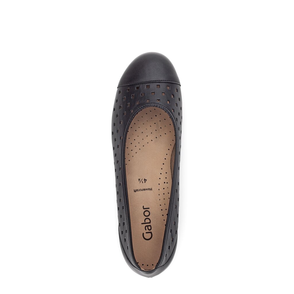 Gabor fashion Eleganter Ballerina schwarz