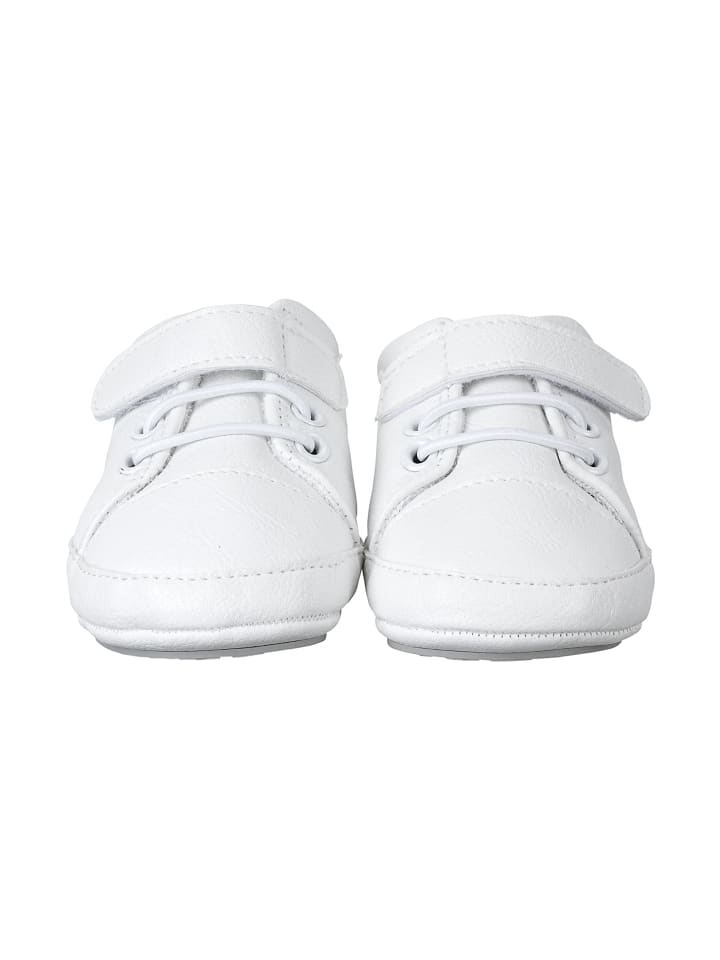 Sterntaler Baby Schuhe uni in weiß günstig kaufen