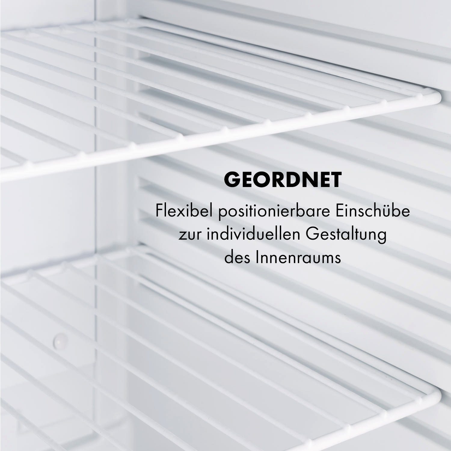 Klarstein Table Top Kühlschrank HEA-HappyHour-42Wht 10035245A, 53.5 cm hoch, 40 cm breit, Hausbar Minikühlschrank ohne Gefrierfach Getränkekühlschrank klein