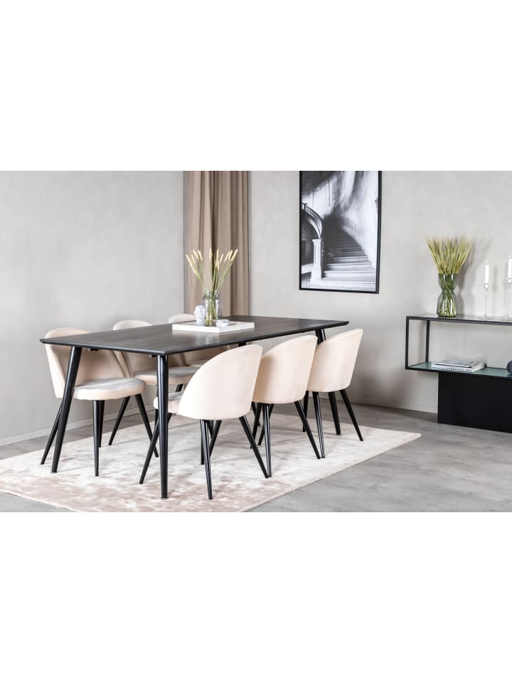 ebuy24 Essgruppe Dipp 49 (7-teilig) Beige 90 x 180 cm günstig kaufen onesize