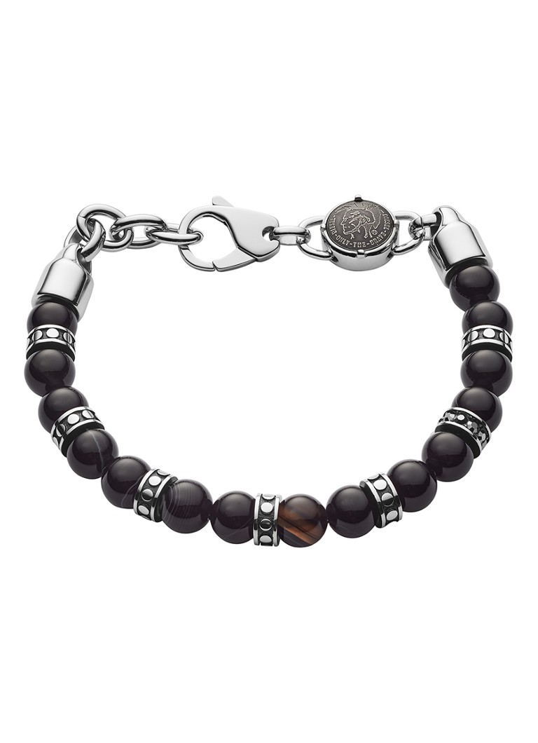 Diesel Beads bracelet with half-stone DX1163040