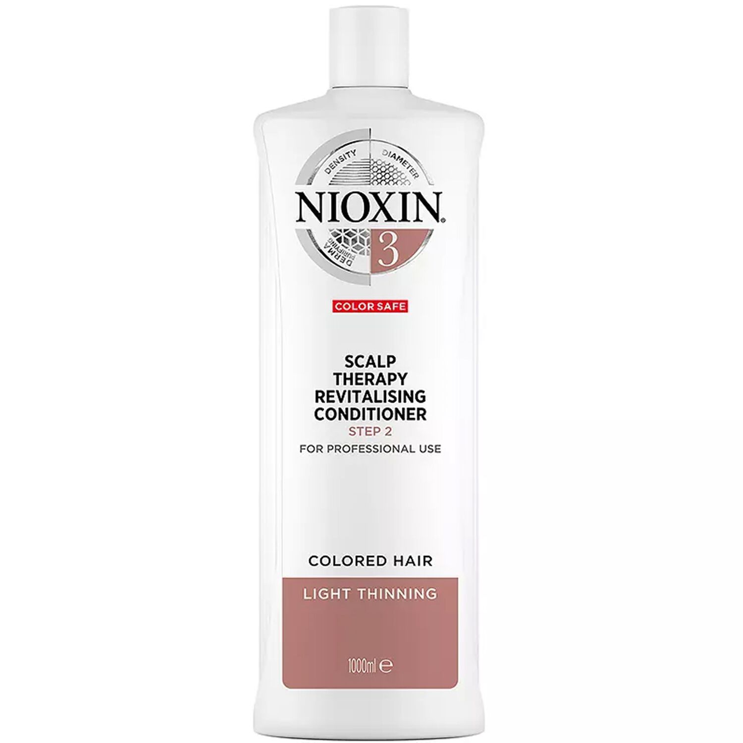 Nioxin System 3 Scalp Therapy Conditionneur Cheveux Colorés & Légèrement Clairsemés 1000 ml