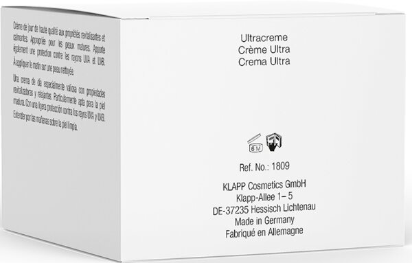 KLAPP Skin Care Science A Classic Cream Ultra Tagescreme