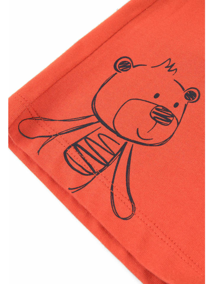 Sigikid Pyjama Nachtwäsche in rot/schwarz/weiß günstig kaufen 110