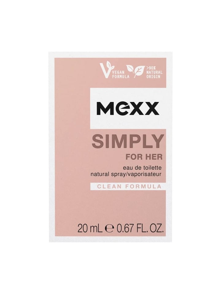 Mexx Simply for Her Eau de Toilette blumig-eleganter Damenduft Glasflakon 20 ml günstig kaufen onesize