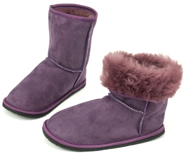 ZeaZoo |k ~ Winter-Boot Dingo mit Fell ~ Lila