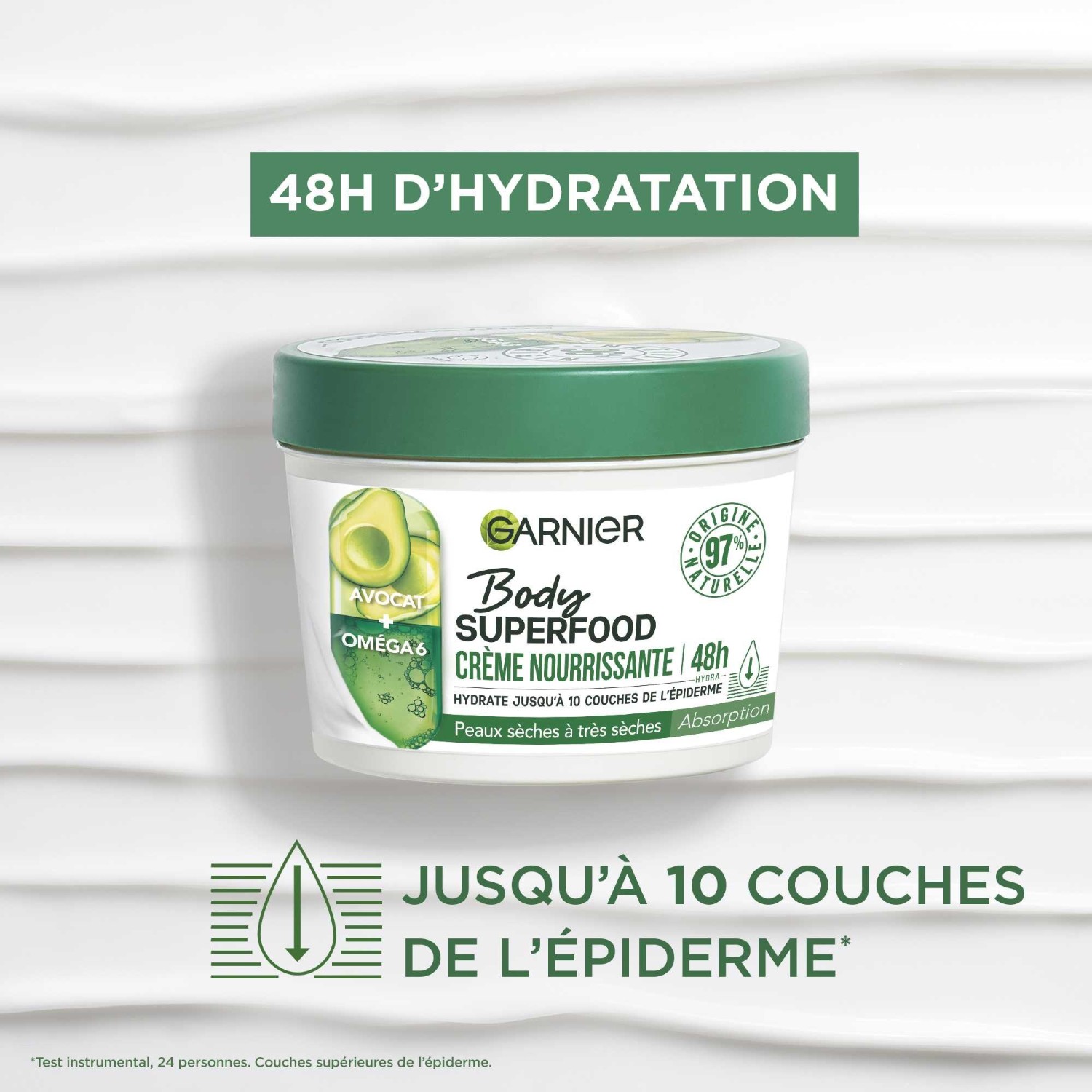 Garnier tápláló testápoló avokádó omega-6