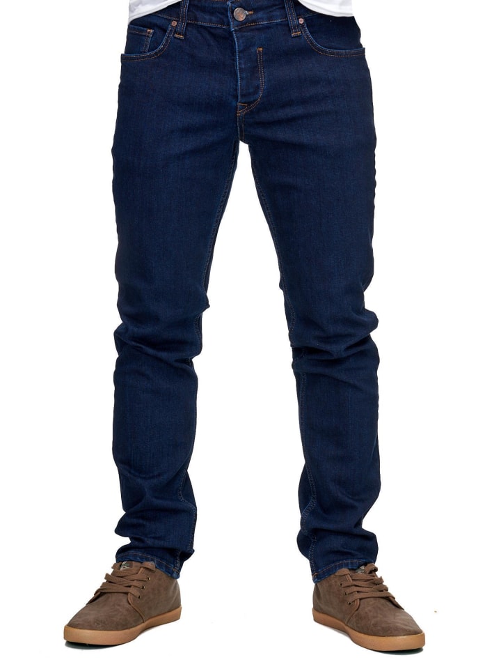RESLAD Jeans Basic Stretch Denim in dunkelblau günstig kaufen