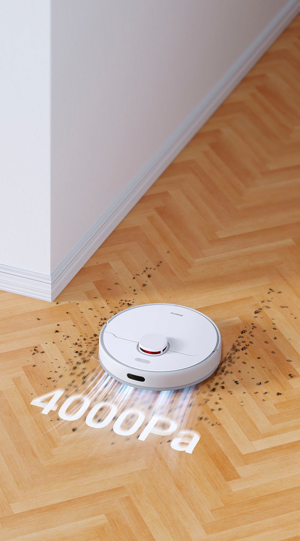 dreame Saugroboter Dreame D10 Plus;, 46 W, mit Wischfunktion und Absaugstation