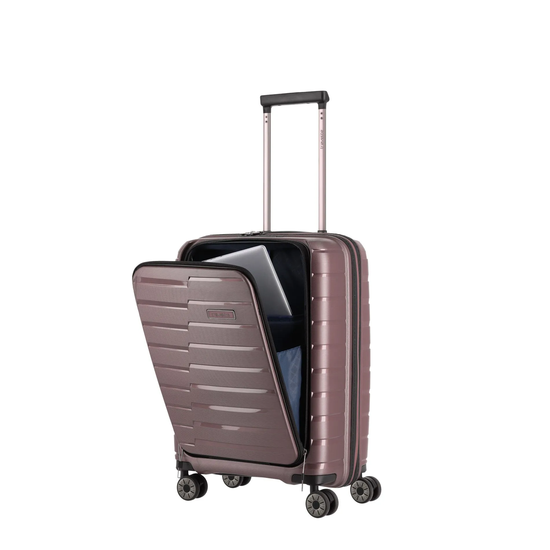 Travelite AIR BASE Trolley S m. Vortasche (4 Räder) - Flieder