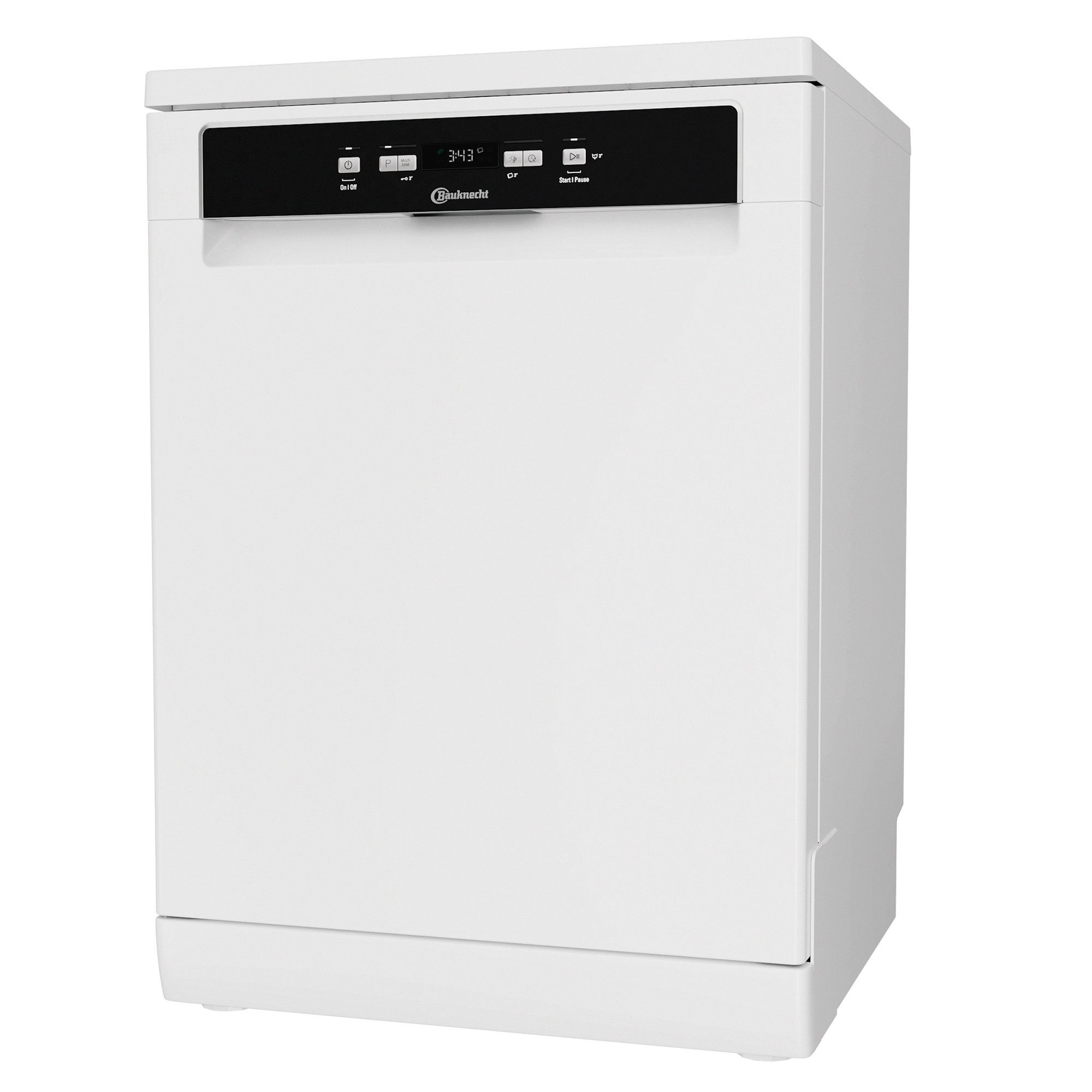 BAUKNECHT Standgeschirrspüler weiss, BFC 3T333 PF, 9,5 l, 14 Maßgedecke, ActiveDry, PowerClean, Vollwasserschutz, Schnelles Spülen & Trocknen