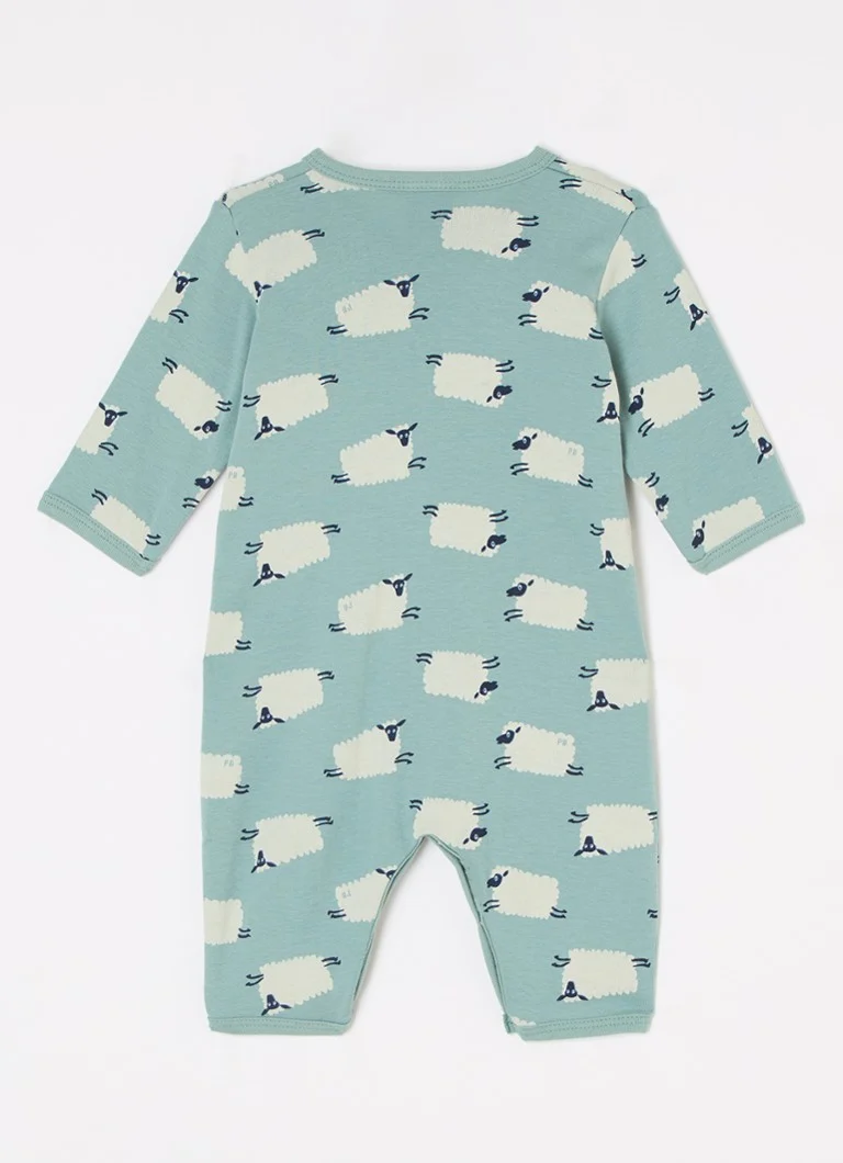 Kombinezon niemowlęcy Petit Bateau z nadrukiem
