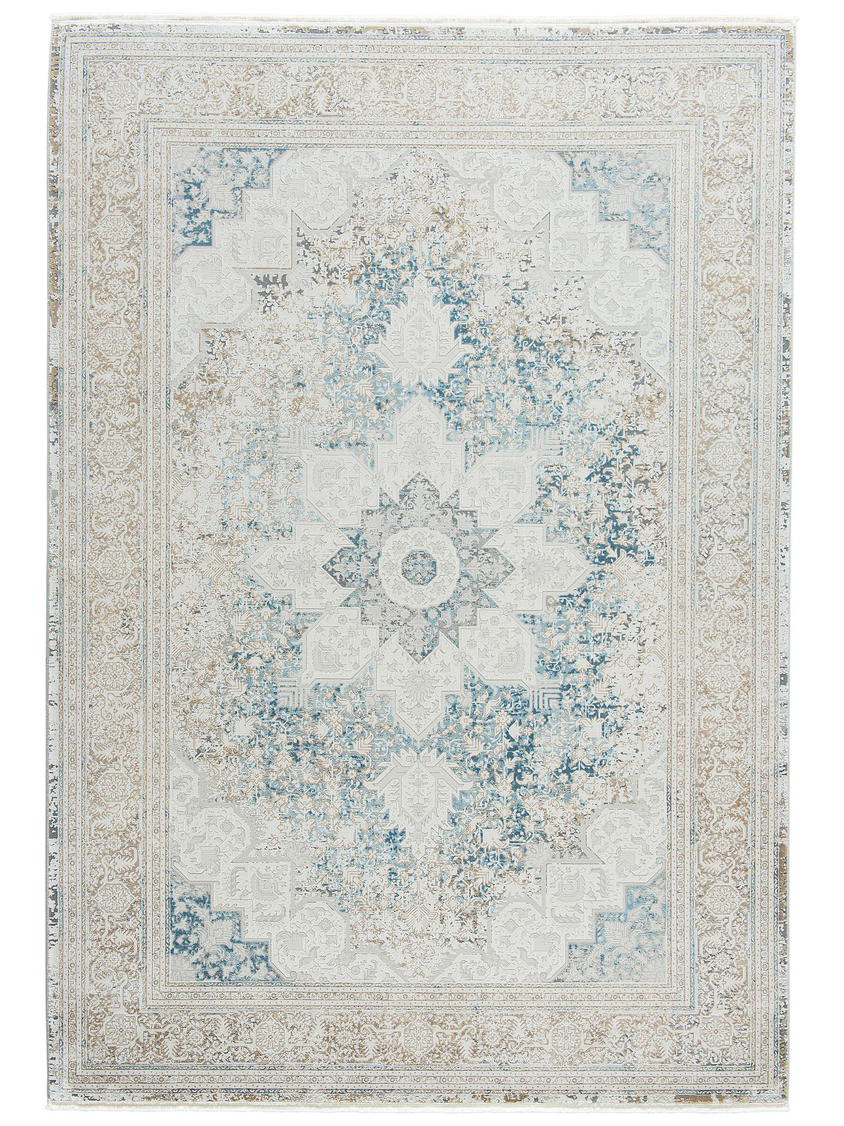 Kingfield Vintage-Teppich, Bleu