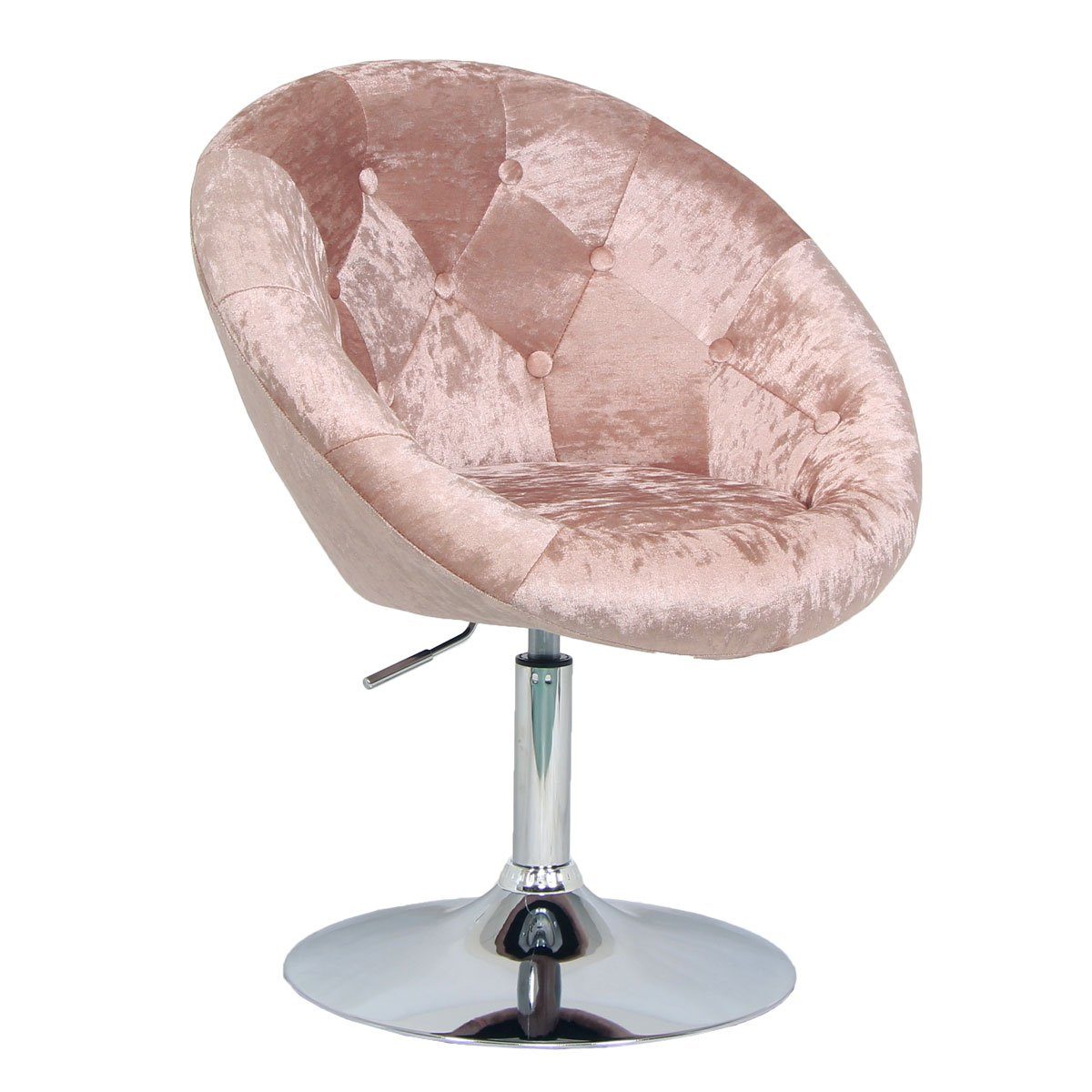 SVITA Chesterfield-Sessel HAVANNA, Retro-Design, Tellerfuß, stufenlos höhenverstellbar