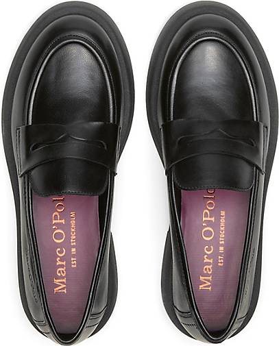 Marc O'Polo Penny-Loafer aus softem Kalbleder