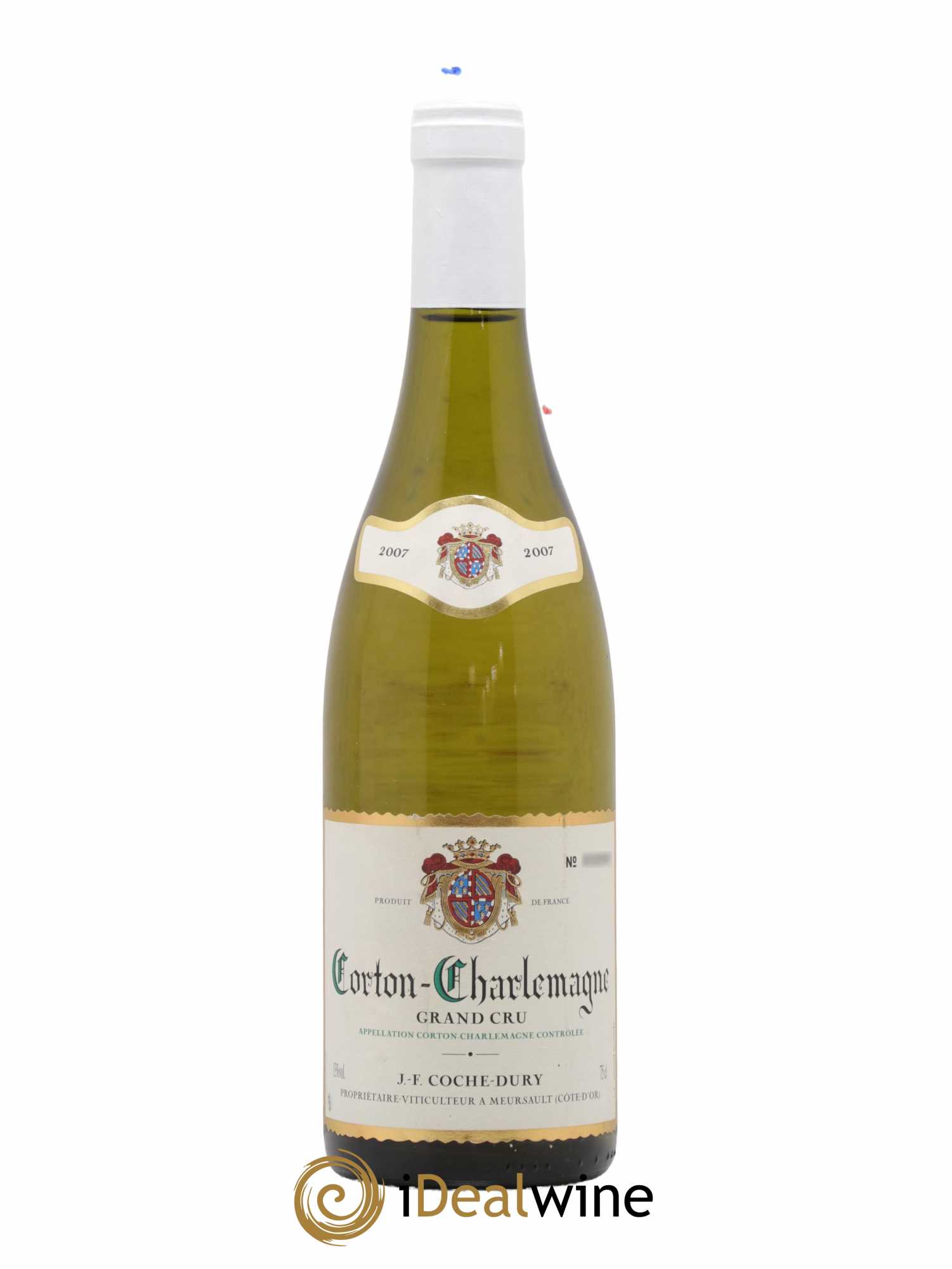 Corton-Charlemagne Grand Cru Coche Dury (Domaine)  2007 - Lot de 1 Bouteille