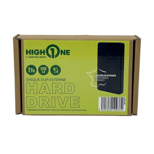 Harde schijf HIGH ONE 1TB USB 3.0 - Refrubished grade A