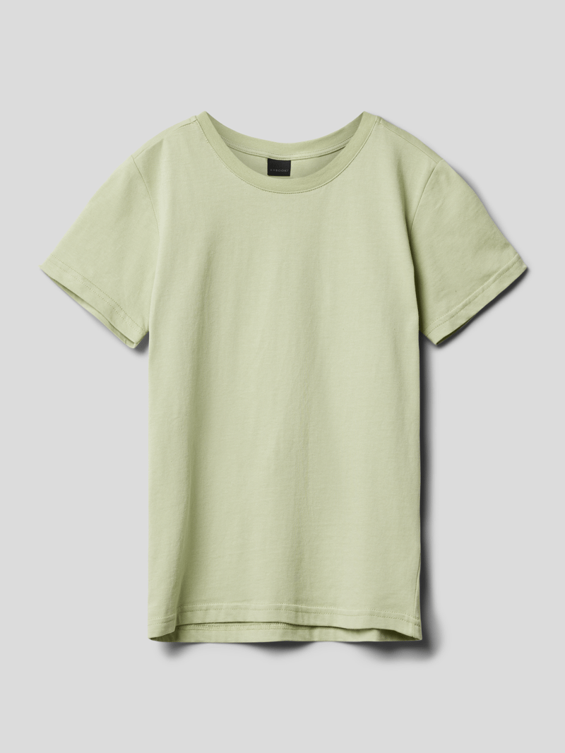 T-Shirt mit Rundhalsausschnitt Modell 'THEODOR' in schilf