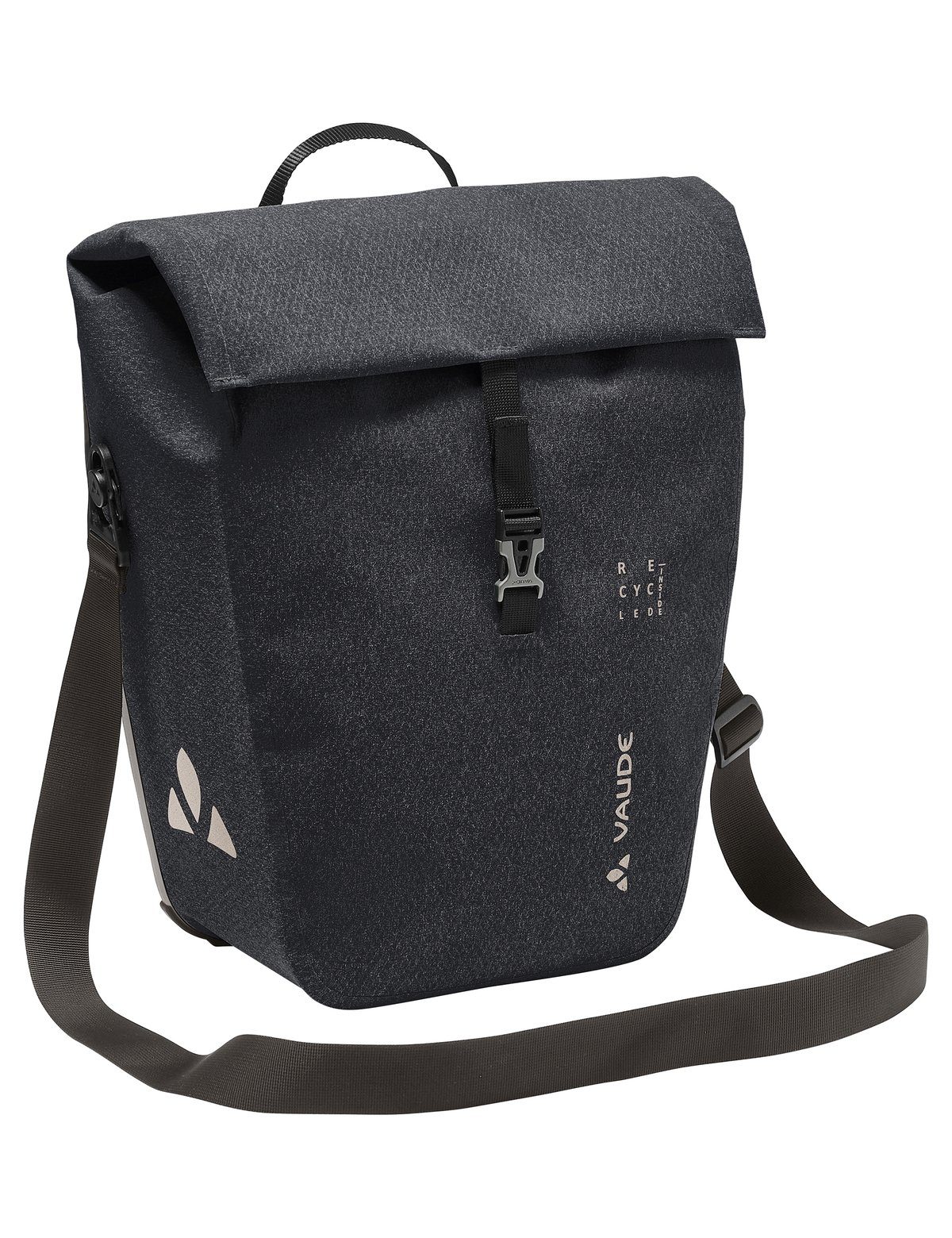 VAUDE Gepäckträgertasche ReCycle Commute Single (1-tlg), Grüner Knopf