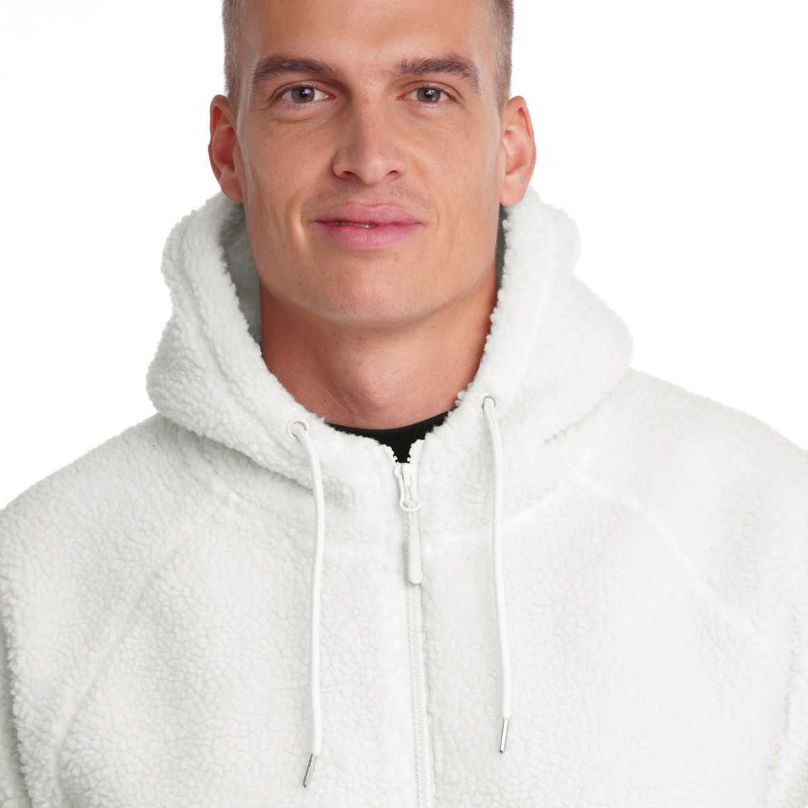 Herren Hoodie aus Teddyfleece