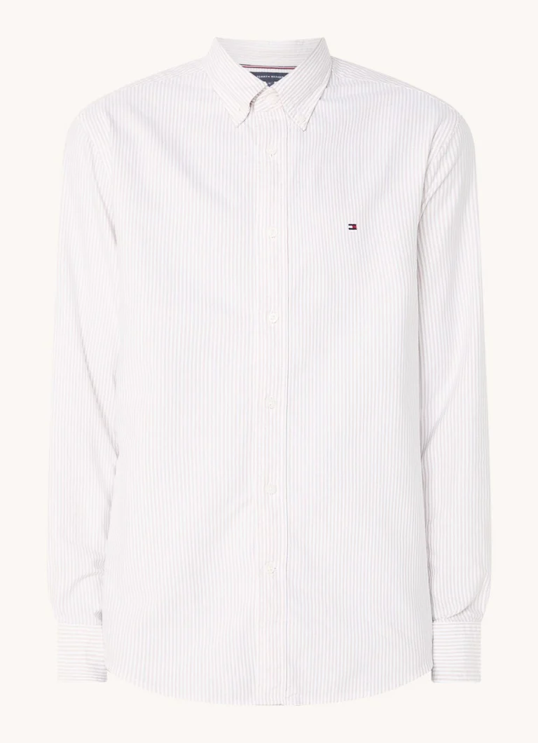 Tommy Hilfiger Heritage regular fit shirt with stripe print and logo embroidery