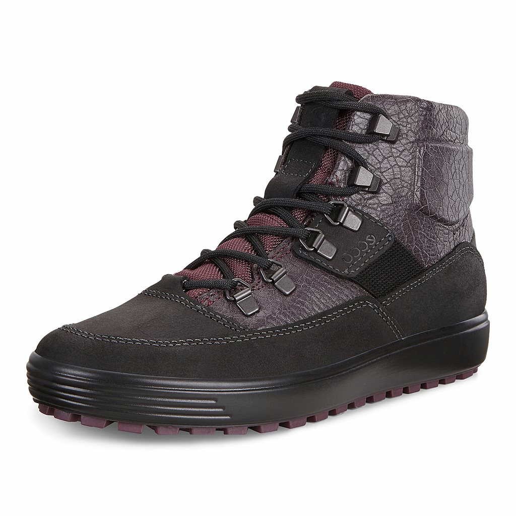 ECCO Schnür-Stiefeletten schwarz