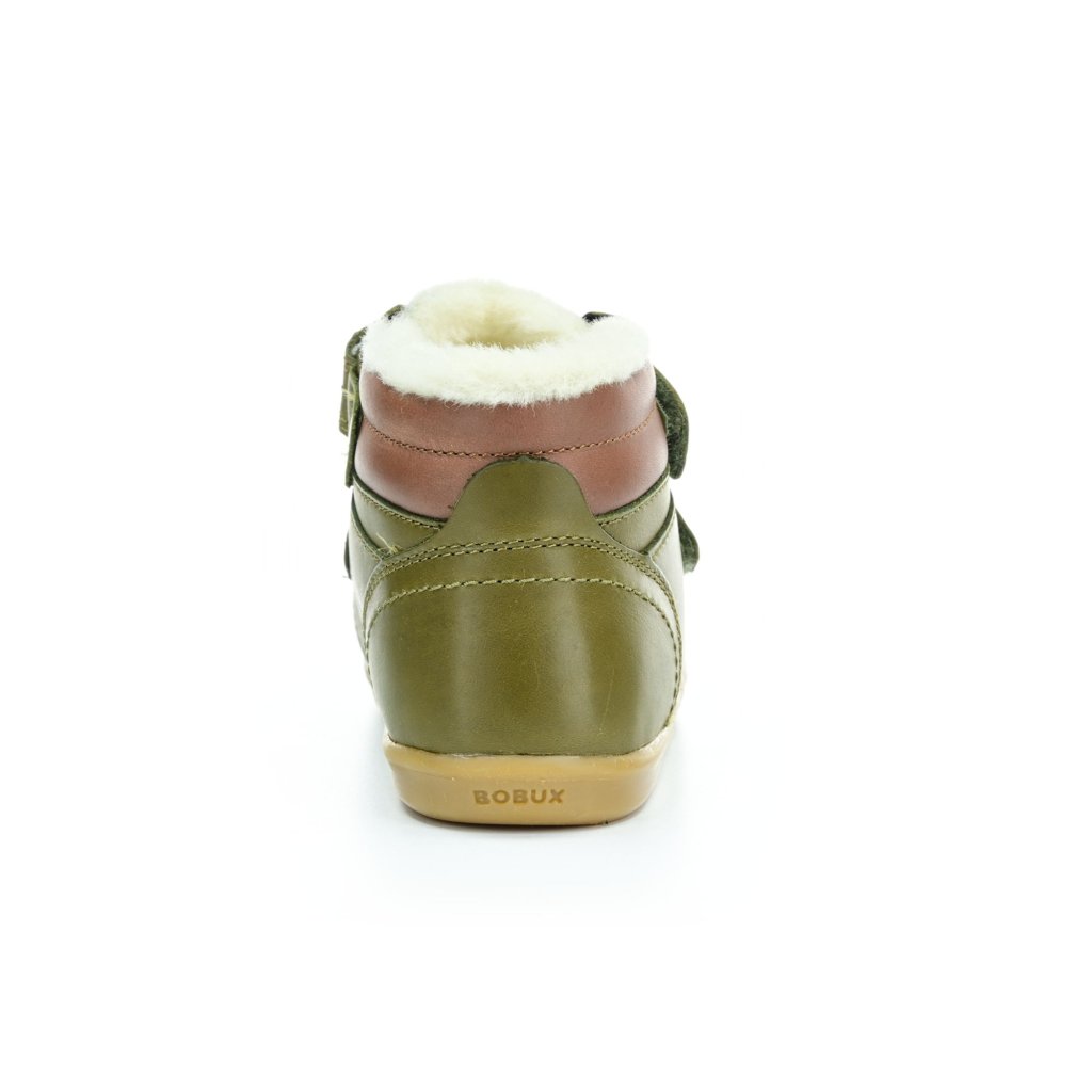 Bobux Timber Arctic Olive grüne gefütterten Stiefeletten